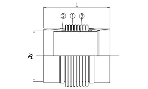 Размеры Tecofi DI7350 Ду 200